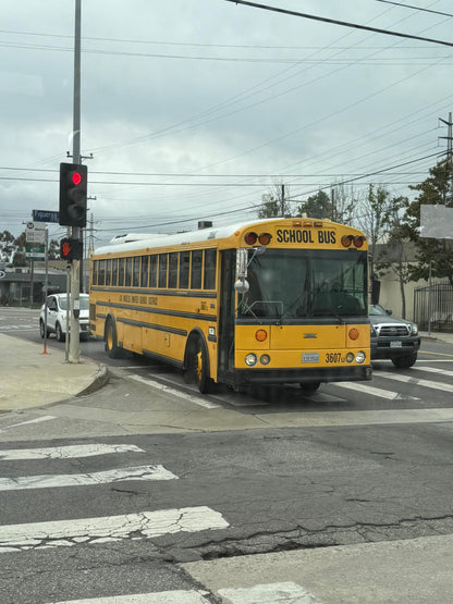 LA SCHOOL BUS T-SHIRT // WEST COAST ARCHIVE